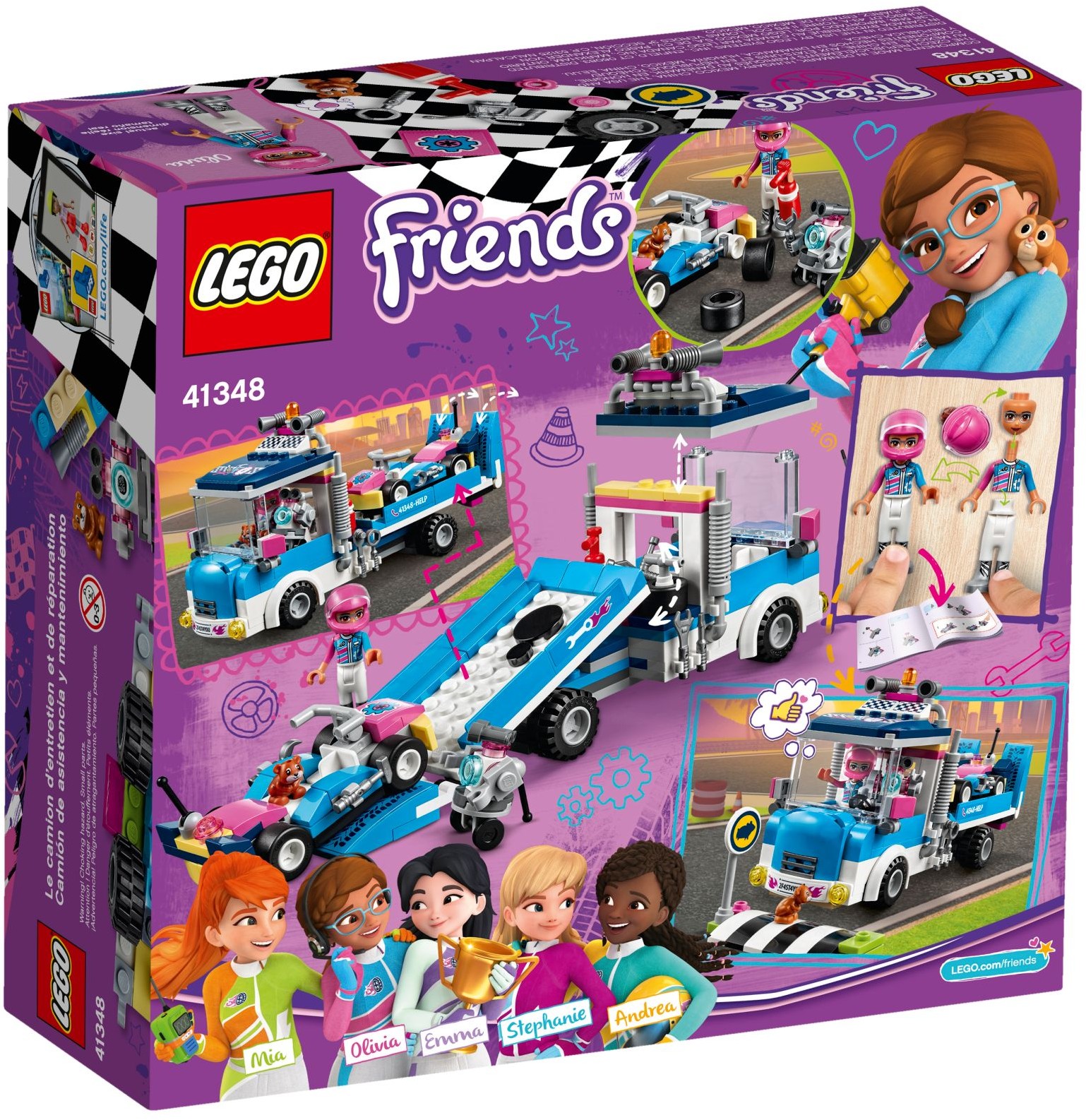 lego friends olivia go kart