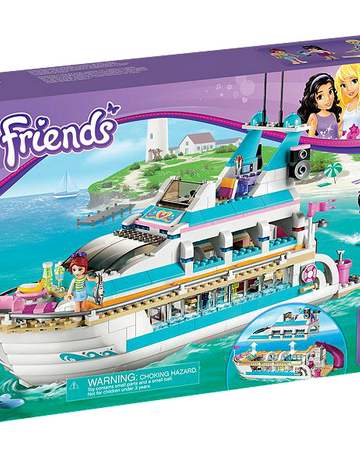 lego friends cruise boat
