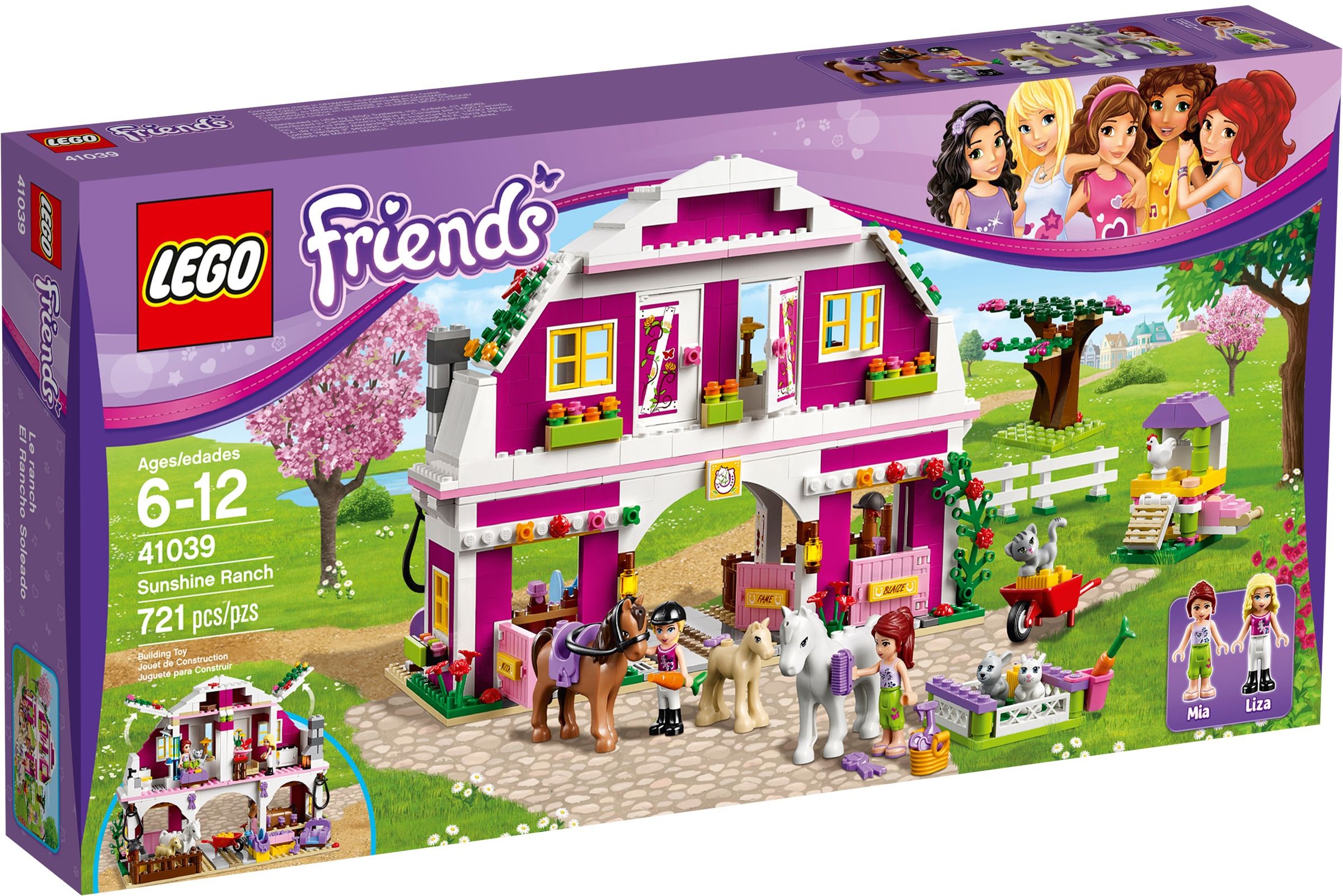 lego friends stable