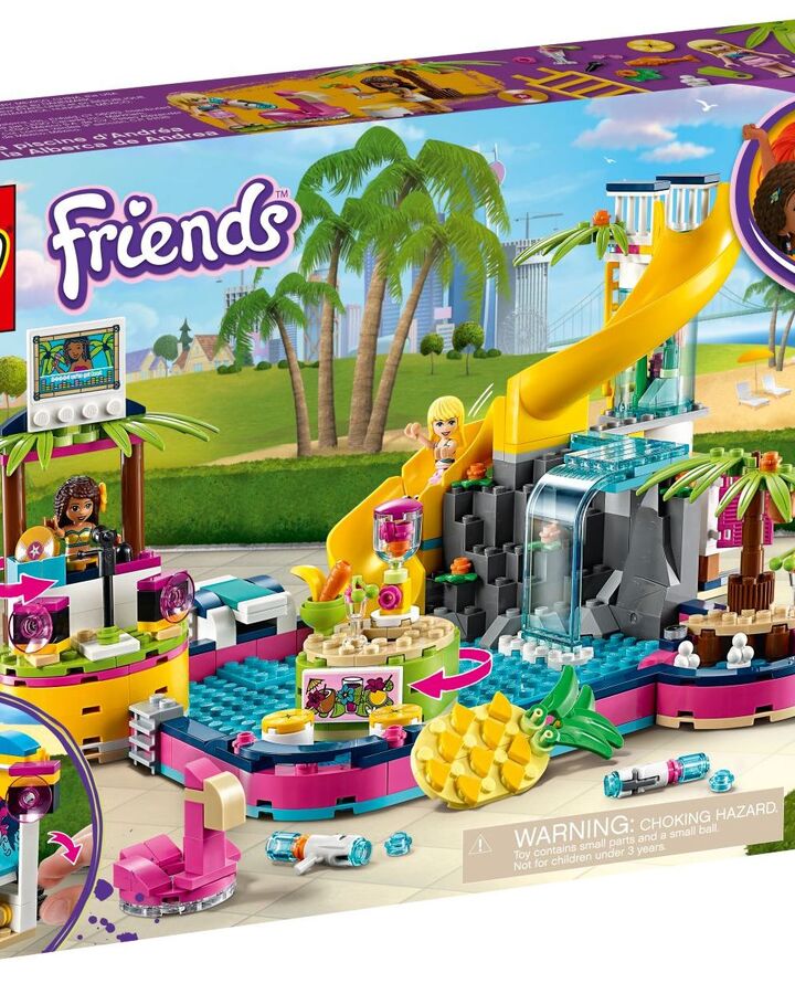 lego friends heartlake summer pool party set