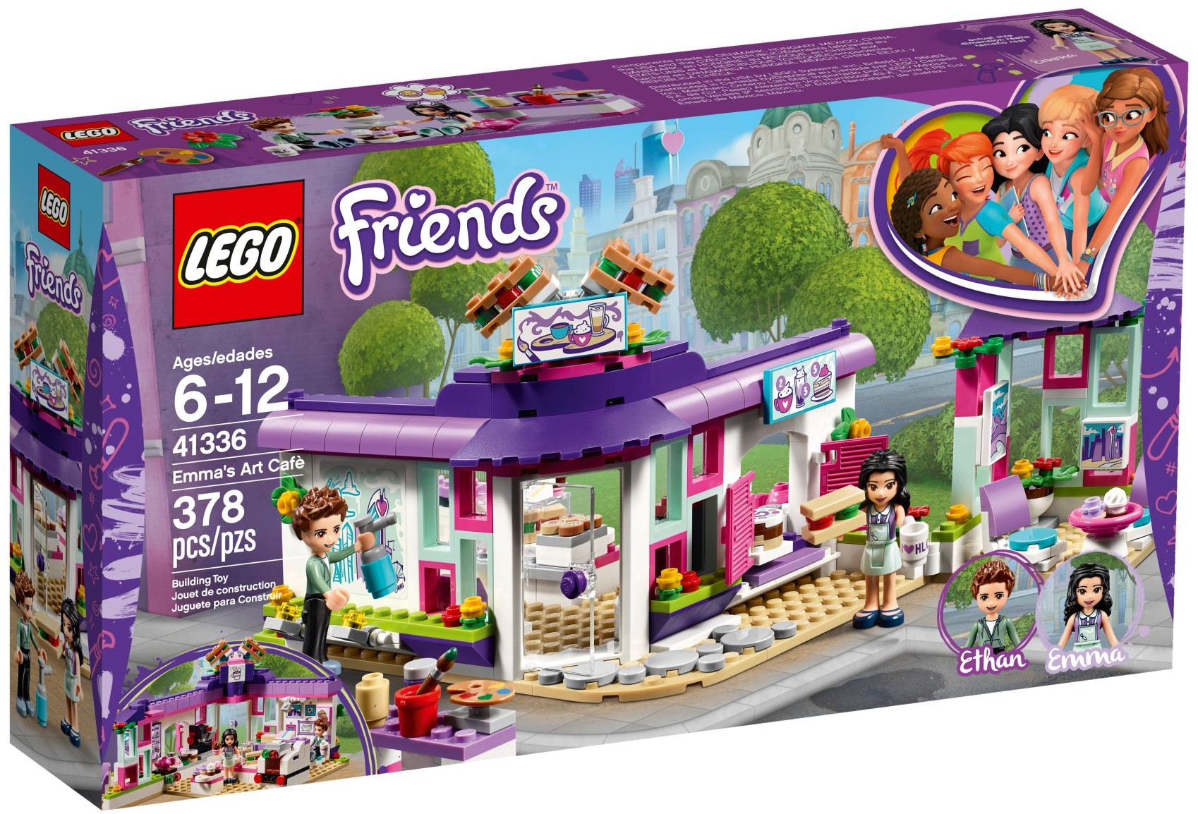 lego friends sets emma's art cafe