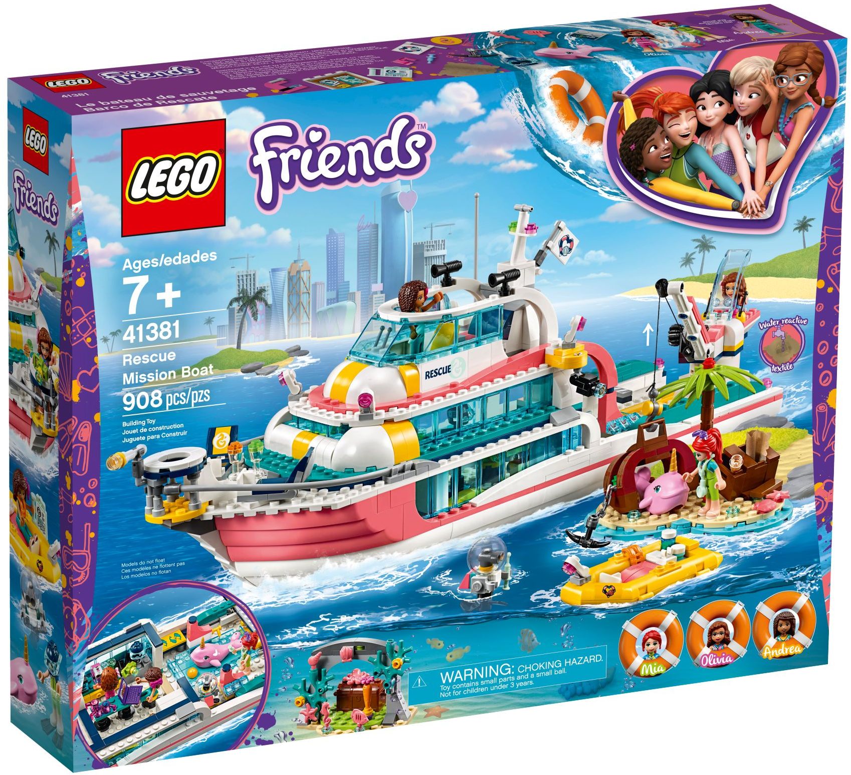 Rescue Mission Boat (41381) | LEGO Friends Wiki | Fandom