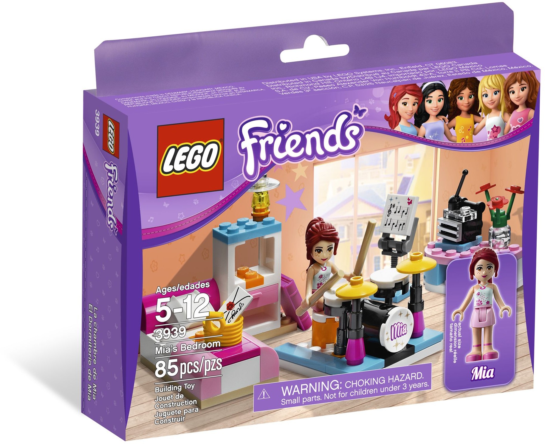 emma's bedroom lego friends