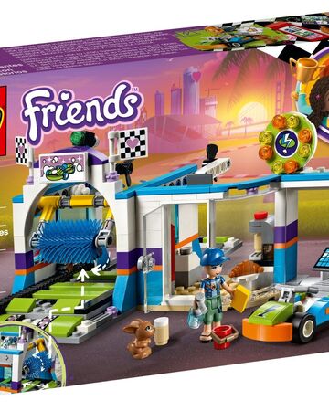 lego 41350 friends spinning brushes car wash