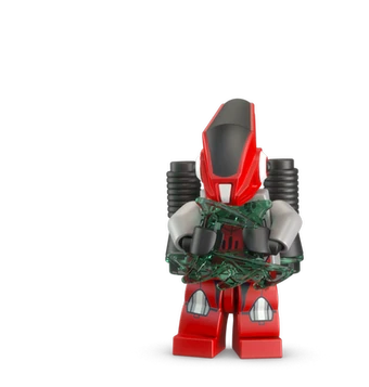 lego red robot