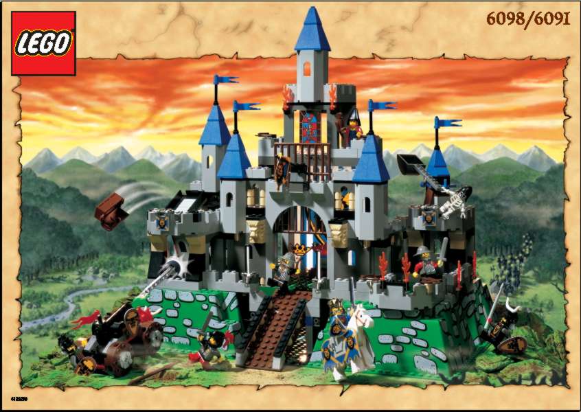 old lego knights castle