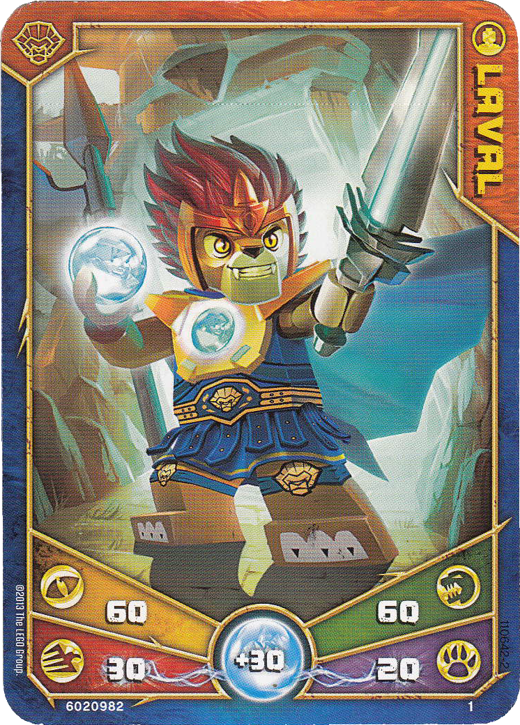 Lego Legends Of Chima 5 x Crominus Game Cards NEW