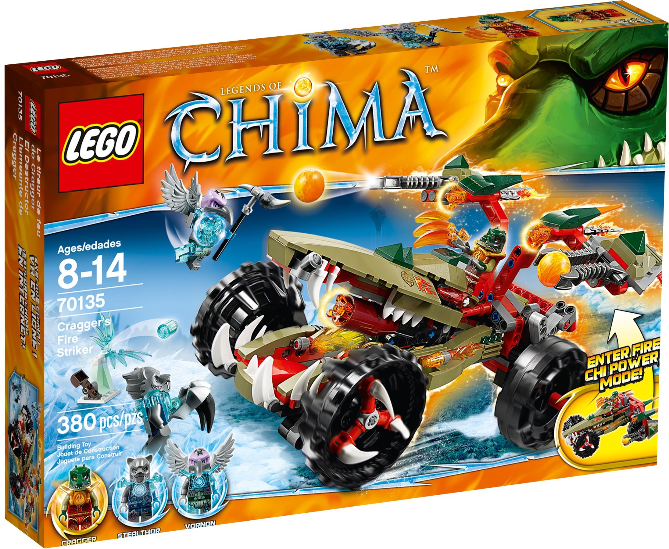 New In Box Lego Chima Craggers Fire Striker 70135 380 Pieces - meepcity roblox toy dies gone wrong ft my cat youtube