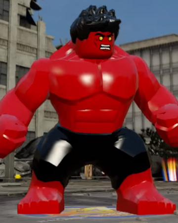 lego avengers red hulk