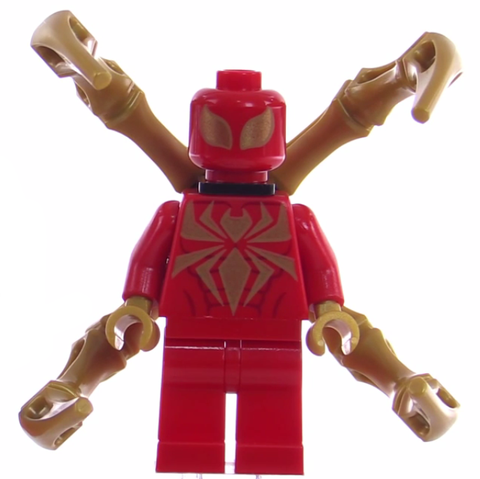 iron spider suit lego