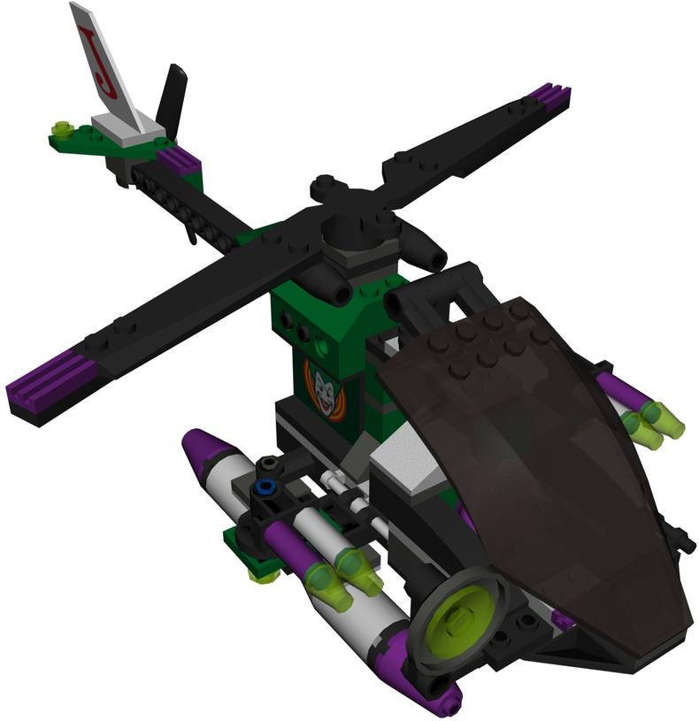 The Joker's Helicopter | Lego Marvel and DC Superheroes Wiki | Fandom