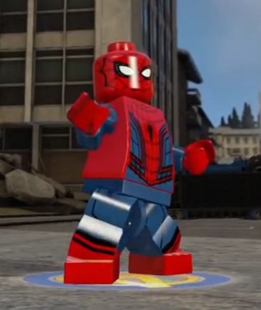 lego spiderman civil war