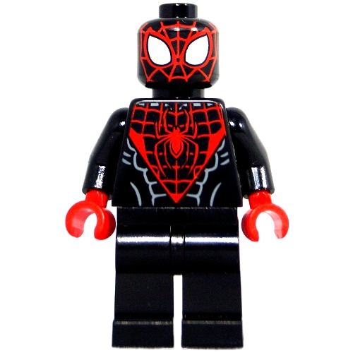 lego spiderman black and red suit
