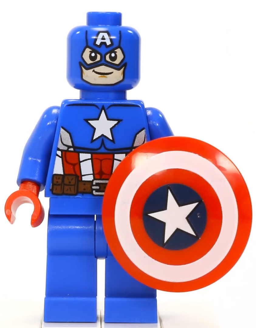 captain america lego figure