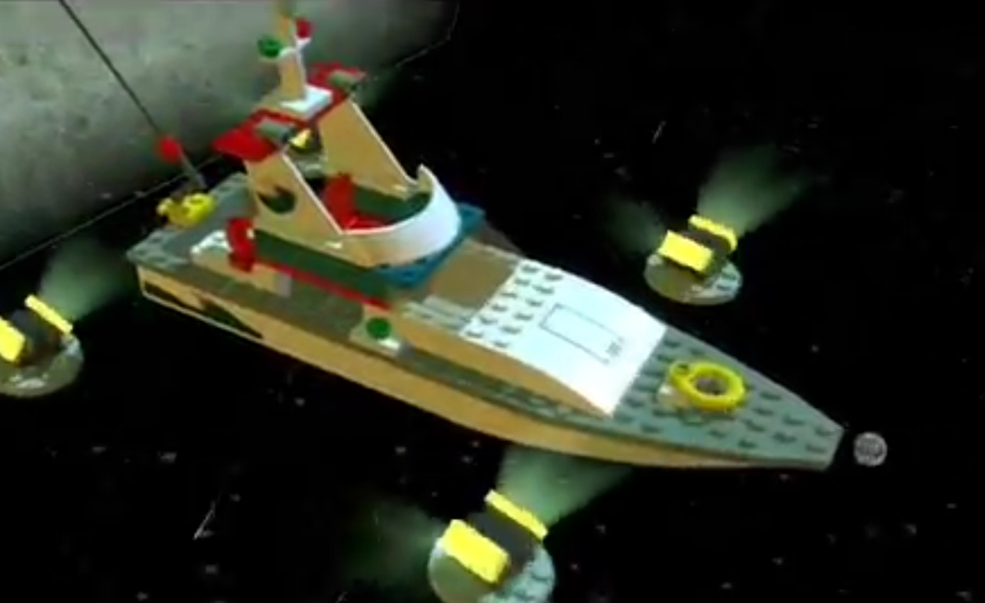 lego sport fishing boat