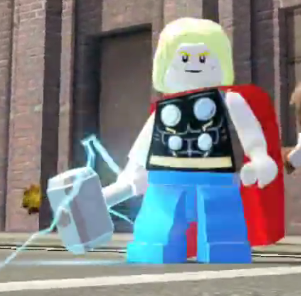 lego marvel robot thor