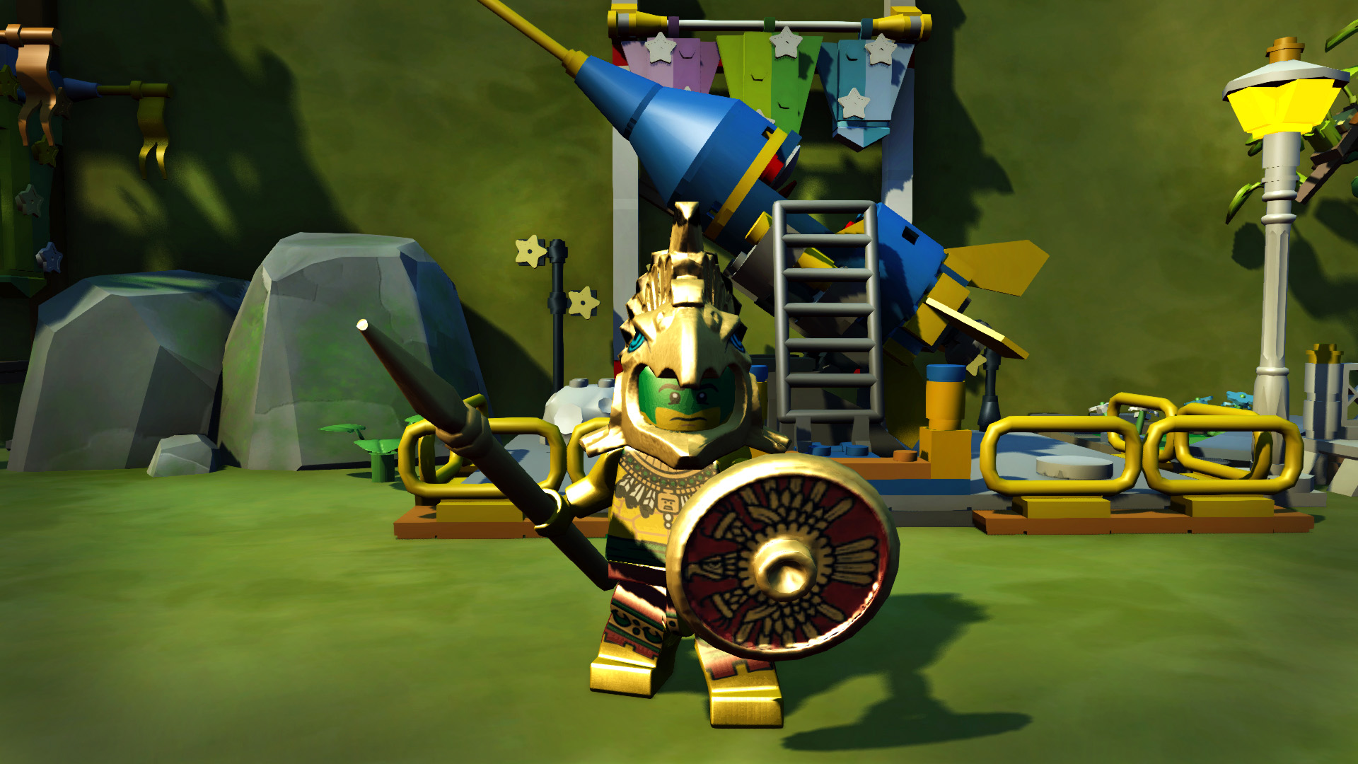 lego minifigure aztec warrior