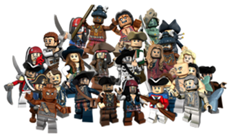 pirates of the caribbean lego characters