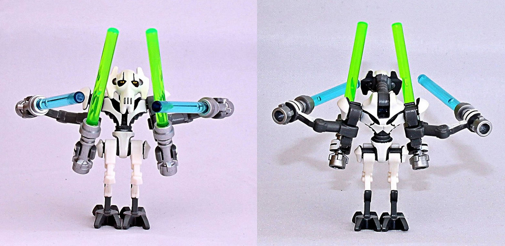 lego star wars general grievous vs mace windu