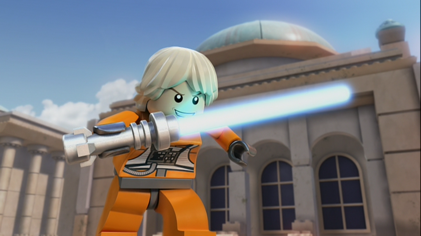 lego luke skywalker hair piece