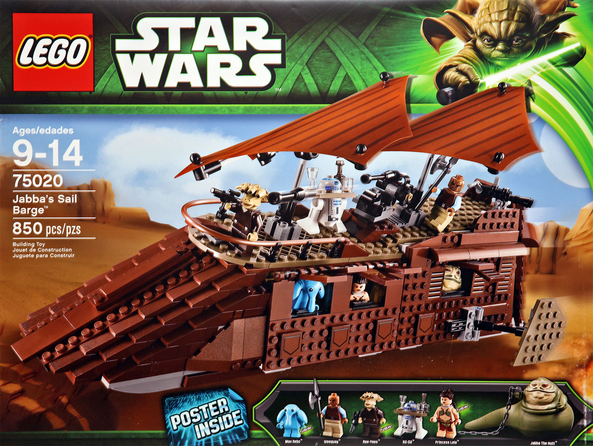 75020 Jabbas Sail Barge Lego Star Wars Wiki Fandom