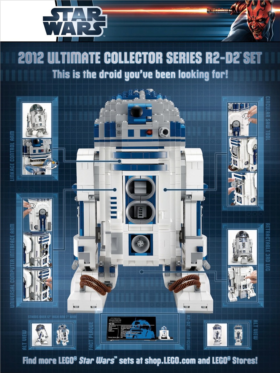 r2d2 lego store