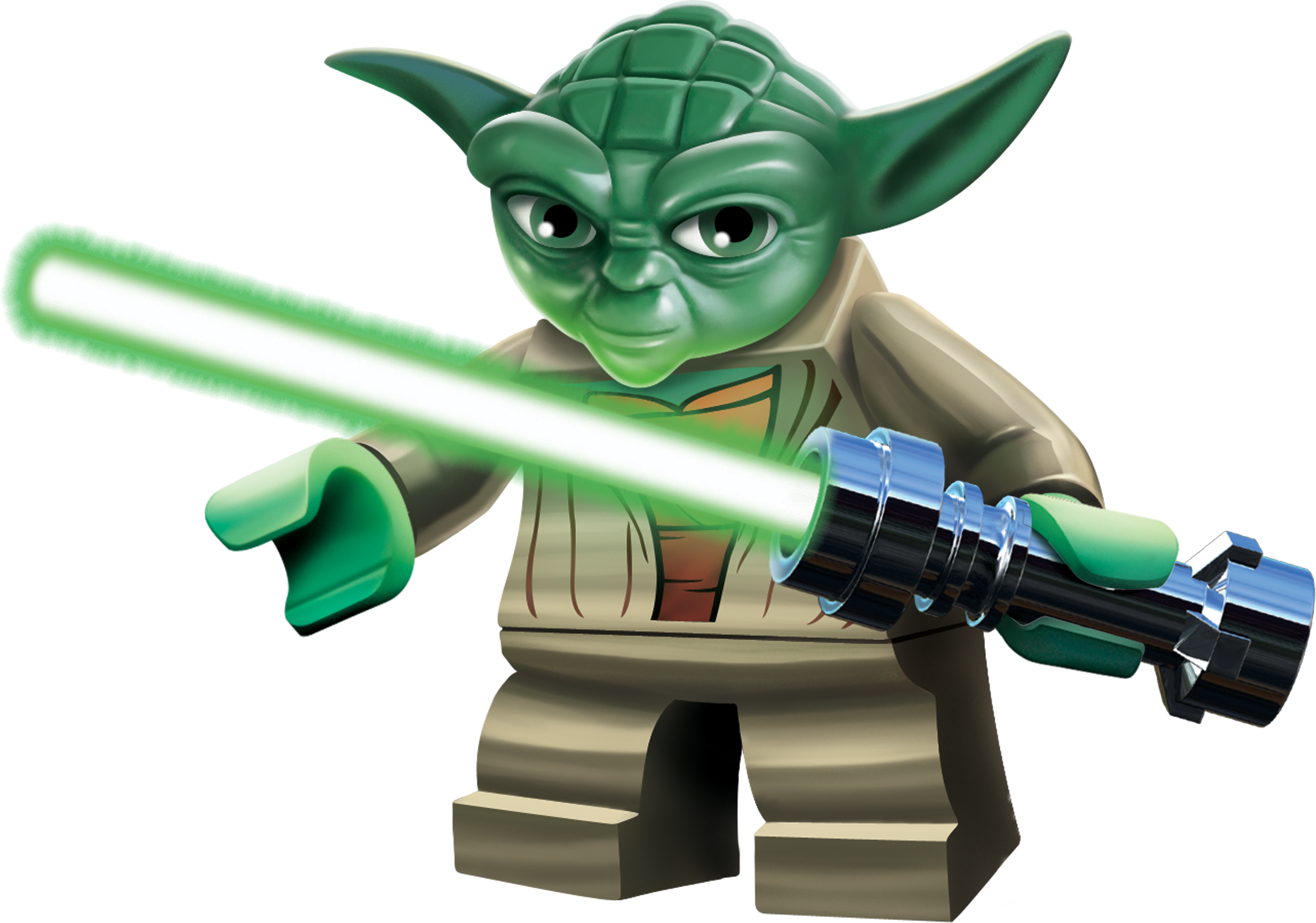 4 x STAR WARS lego LIGHT GREEN LIGHTSABERS jedi sith minifig weapons clone wars