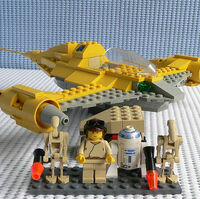 lego star wars yellow ship