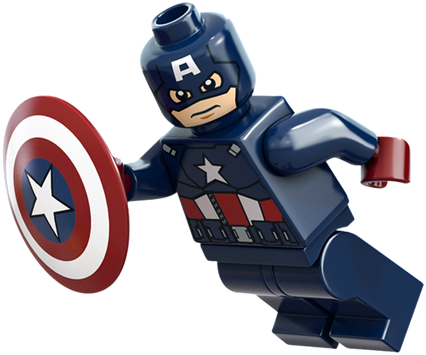 captain america lego man