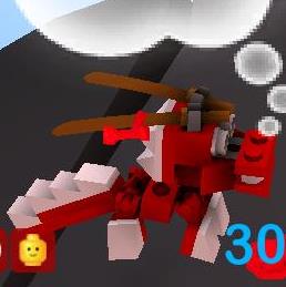 how to get the red dragon in lego worlds