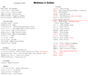 Madness in Solidar Characters