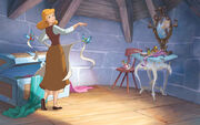 Disney Princess Cinderella's Story Illustraition 1