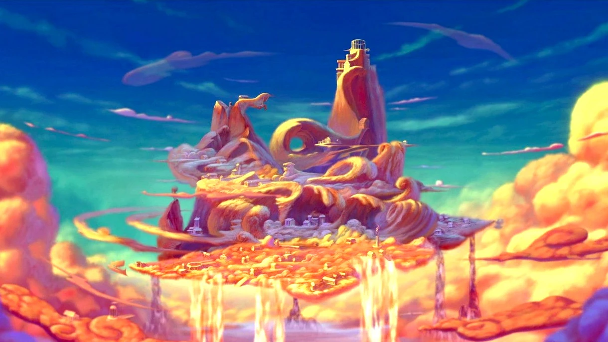 Image Herculesmountolympus.jpg Disney Wiki FANDOM powered by Wikia