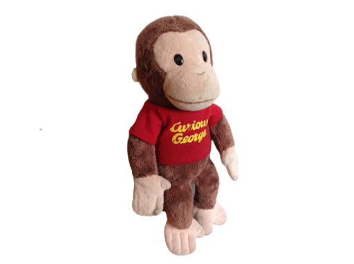 talking curious george stuffed animal