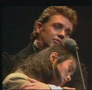 Image result for michael ball marius eponine's death