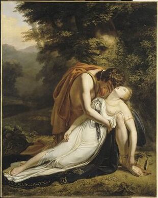 La Mort Deurydice Dary Scheffer Wiki Lettresantiques - 