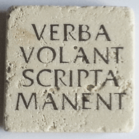 Verba Volant Scripta Manent Wiki Lettresantiques Fandom