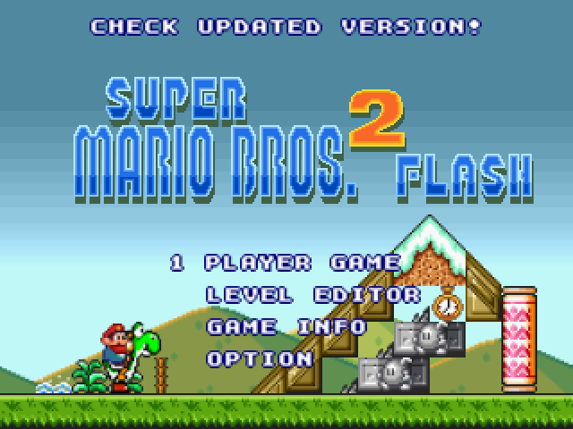 Super Mario Flash 2 Hacked