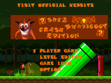 Crash Bandicoot Edition title