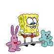 SpongeBob Lefting Weights