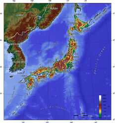 Japan topo