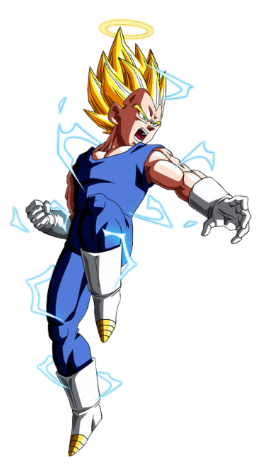 Resultado de imagem para Vegeta Ssj 2 Saga Majin Boo