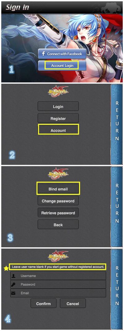 Bind Account