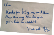 CS HalToChrisNote