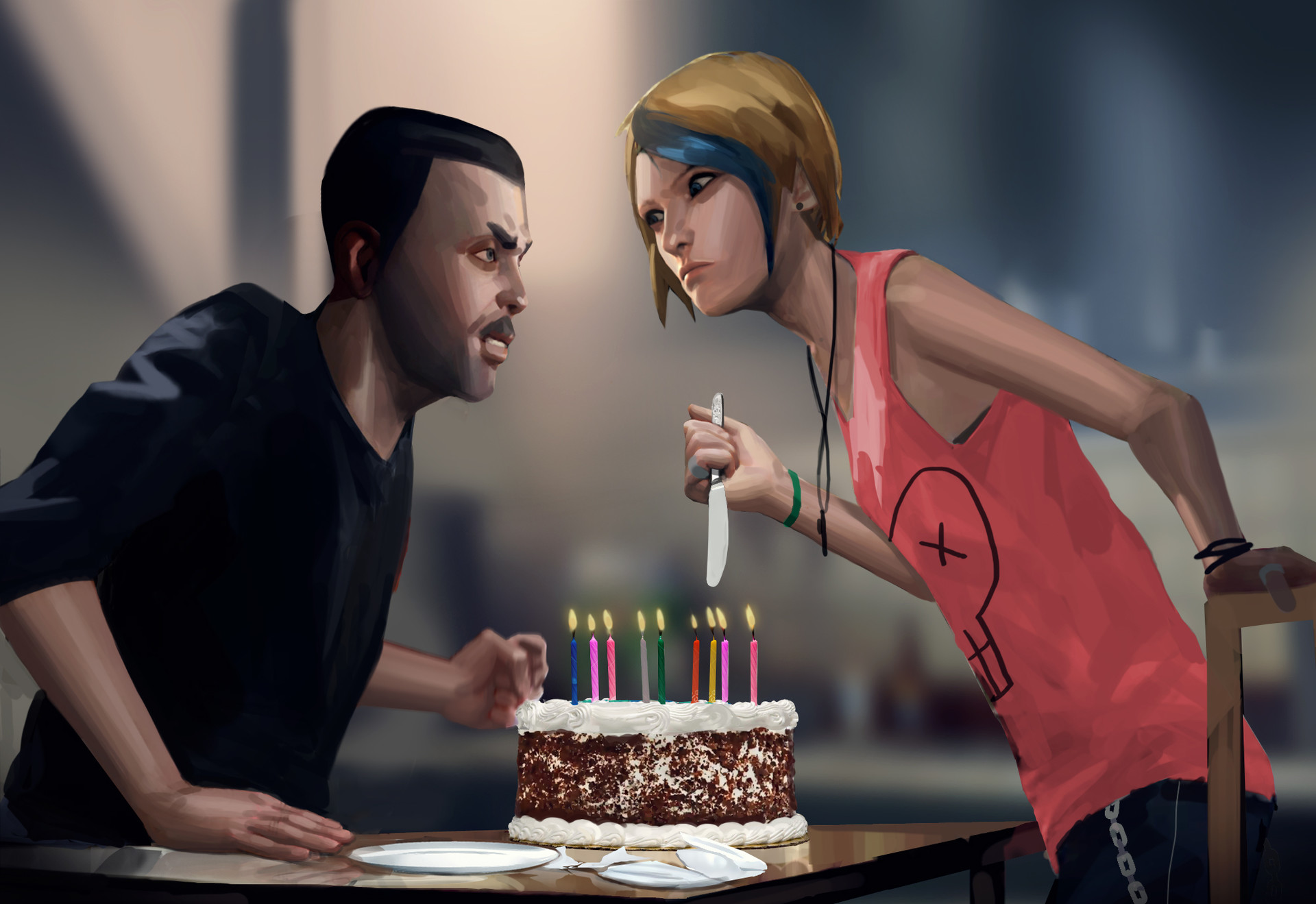 Imagem Chloe&David LIS.jpg Wiki Life is Strange FANDOM powered by Wikia