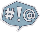 Backtalk word balloon