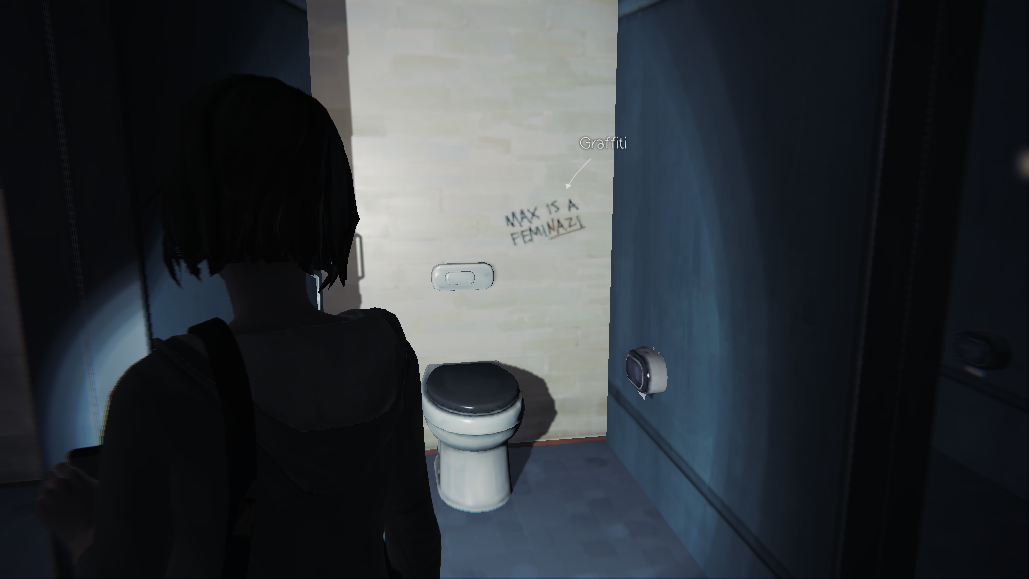 Image Max Is A FemiNAZI Graffiti Locker Room.png Life is Strange