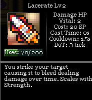 Lacerate