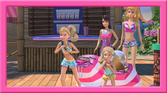 barbie life in the dreamhouse pool party