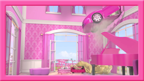inside barbie's dream house